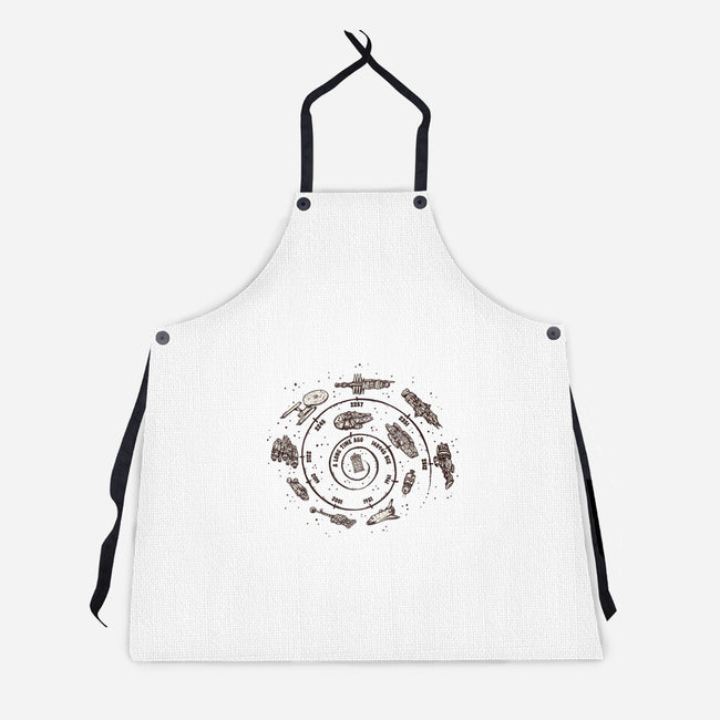 Timeline-Unisex-Kitchen-Apron-kg07