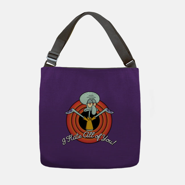 I Hate All Of You Folks-None-Adjustable Tote-Bag-Barbadifuoco