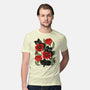 Poppies And Black Kitties-Mens-Premium-Tee-ricolaa