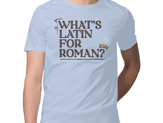 What's Latin For Roman