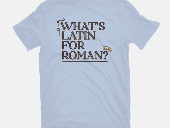 What's Latin For Roman