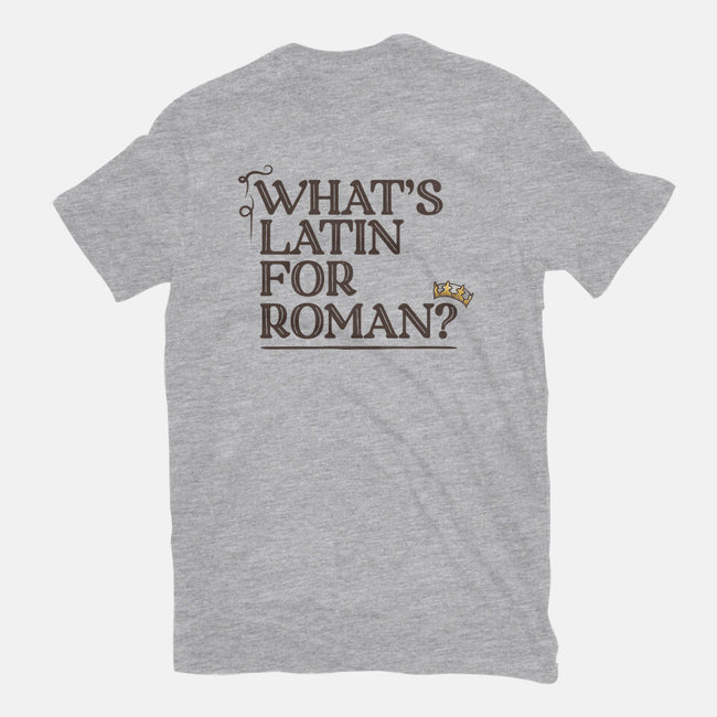 What's Latin For Roman-Mens-Premium-Tee-rocketman_art