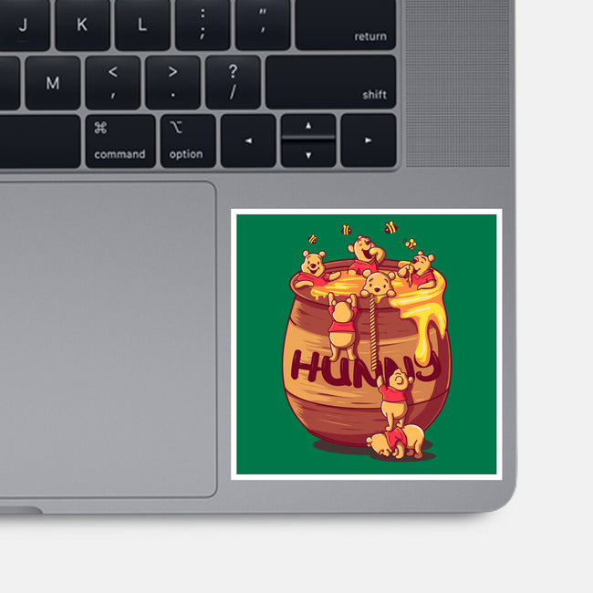 The Hunny Pot-None-Glossy-Sticker-erion_designs