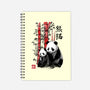 Panda And Cub Sumi-e-None-Dot Grid-Notebook-DrMonekers