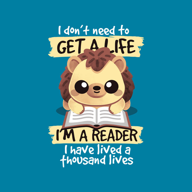 Reader Hedgehog-None-Matte-Poster-NemiMakeit