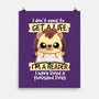 Reader Hedgehog-None-Matte-Poster-NemiMakeit