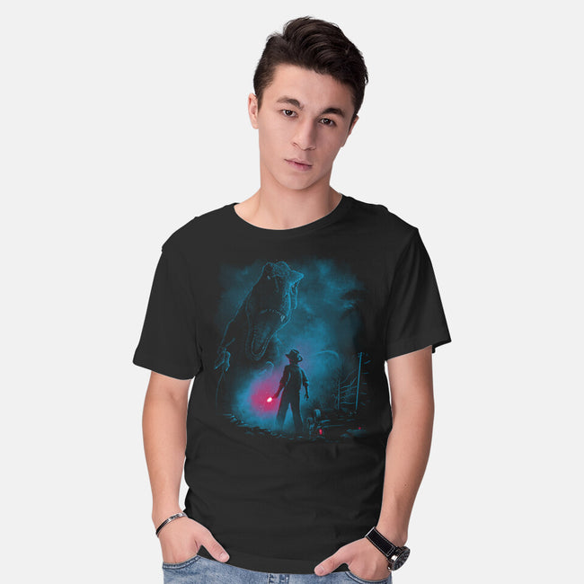 Attack On T-Rex-Mens-Basic-Tee-teesgeex