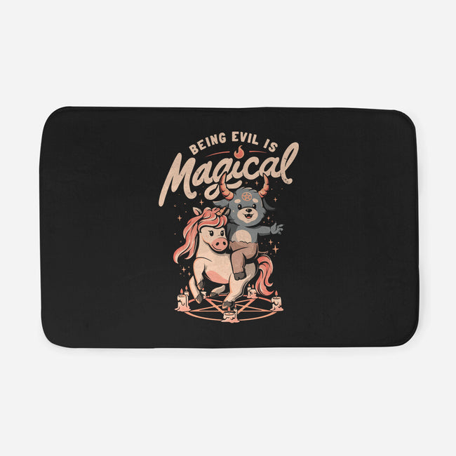 Being Evil Is Magical-None-Memory Foam-Bath Mat-eduely