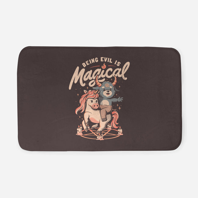 Being Evil Is Magical-None-Memory Foam-Bath Mat-eduely