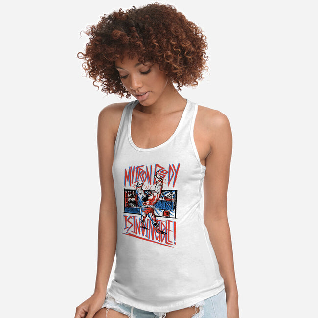 My Iron Body Is Invincible-Womens-Racerback-Tank-demonigote