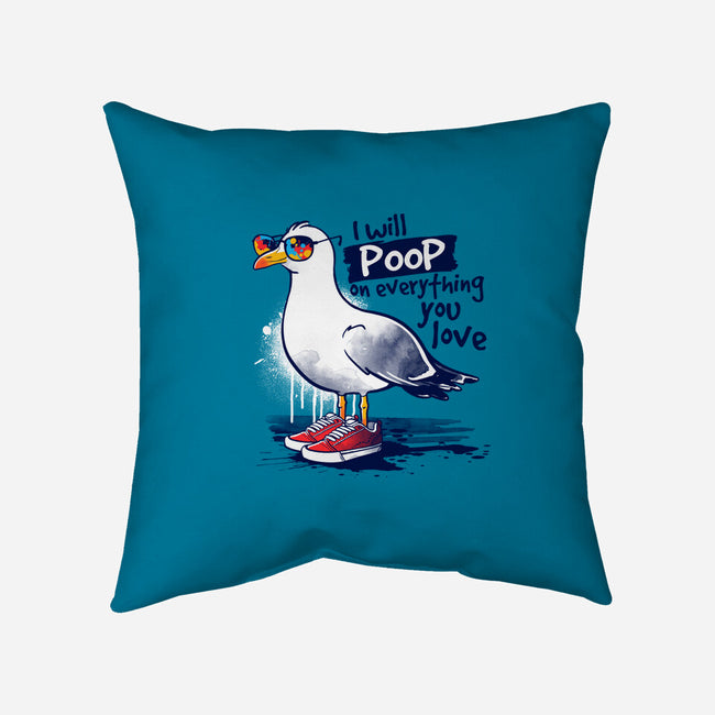 Seagull Poop-None-Removable Cover-Throw Pillow-NemiMakeit