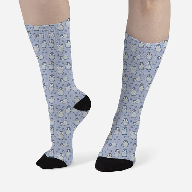 Cute Penguins-Unisex-All Over Print Crew-Socks-xMorfina