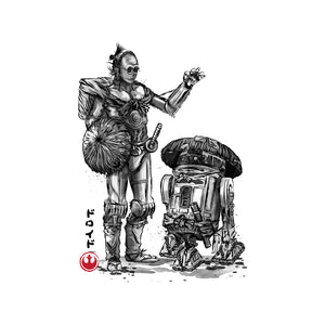 Samurai Droids Sumi-e