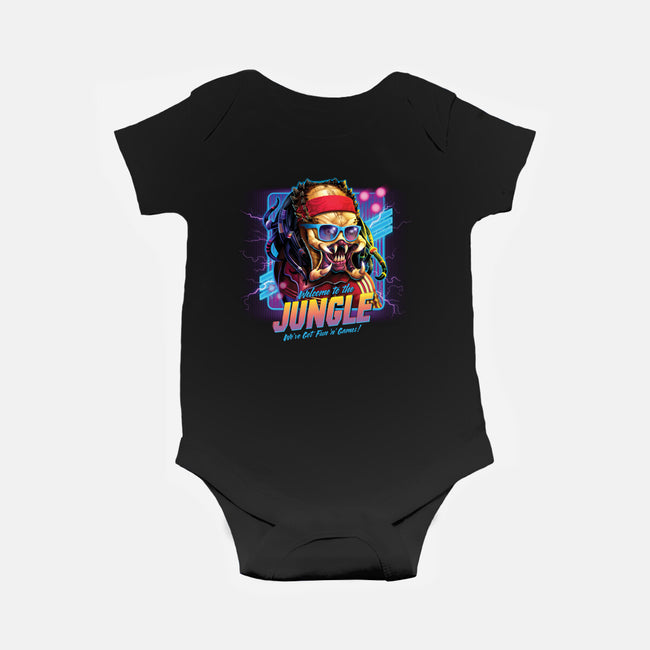 Welcome To The Jungle-baby basic onesie-RockyDavies