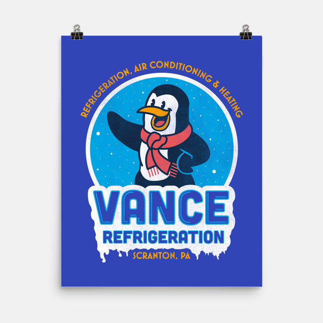 Vance Refrigeration-none matte poster-Beware_1984