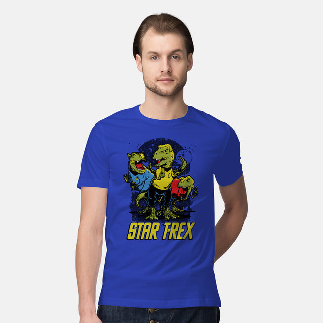 Star T-Rex-mens premium tee-Captain Ribman