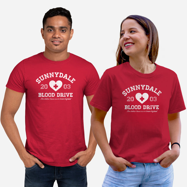 Sunnydale Blood Drive-unisex basic tee-MJ