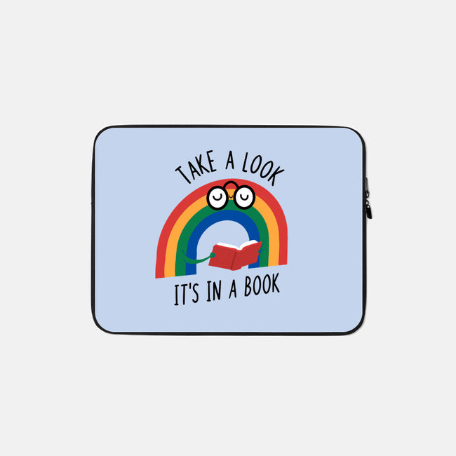 Rainbow Reader-none zippered laptop sleeve-wearviral