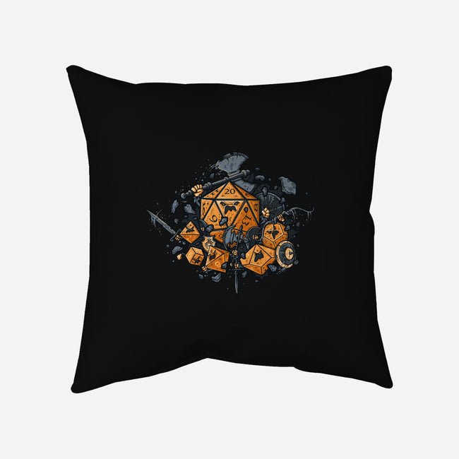 RPG United-none removable cover throw pillow-Letter_Q