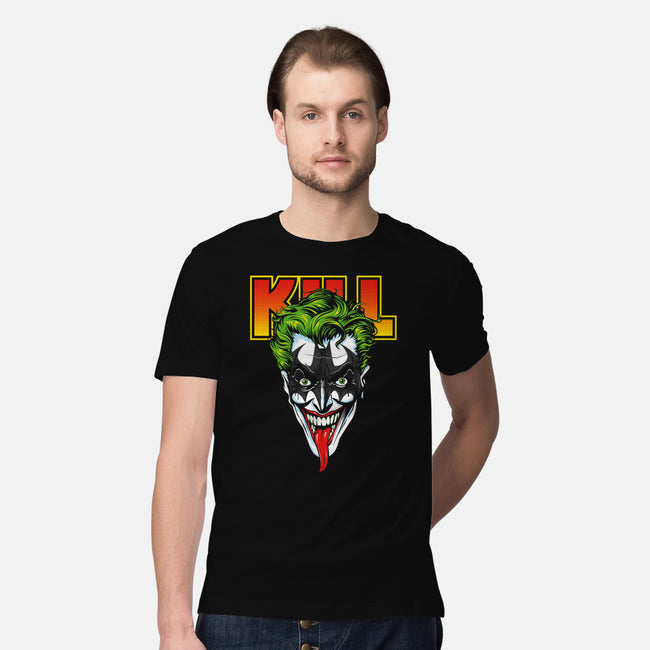 KISS THE BAT-mens premium tee-CappO