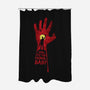 Possessed-none polyester shower curtain-Eilex Design