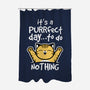 Purrfect Day-none polyester shower curtain-NemiMakeit