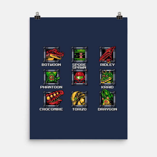 Megatroid-none matte poster-PixelEyeBat