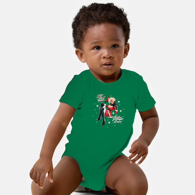 Mrs. Nuka Claus-baby basic onesie-steevinlove