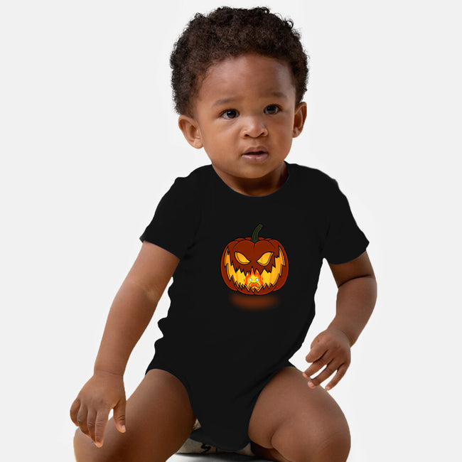 Halloween Flame!-baby basic onesie-Raffiti