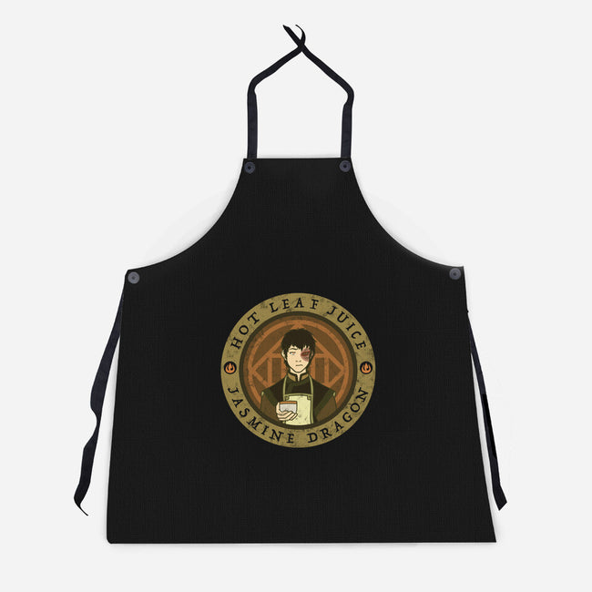 Hot Leaf Juice-unisex kitchen apron-KatHaynes