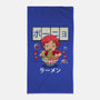 Goldfish Ramen-none beach towel-vp021