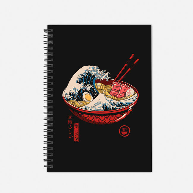 Great Ramen Wave-none dot grid notebook-vp021