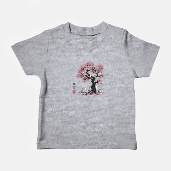 Forest Spirits Sumi-e-baby basic tee-DrMonekers