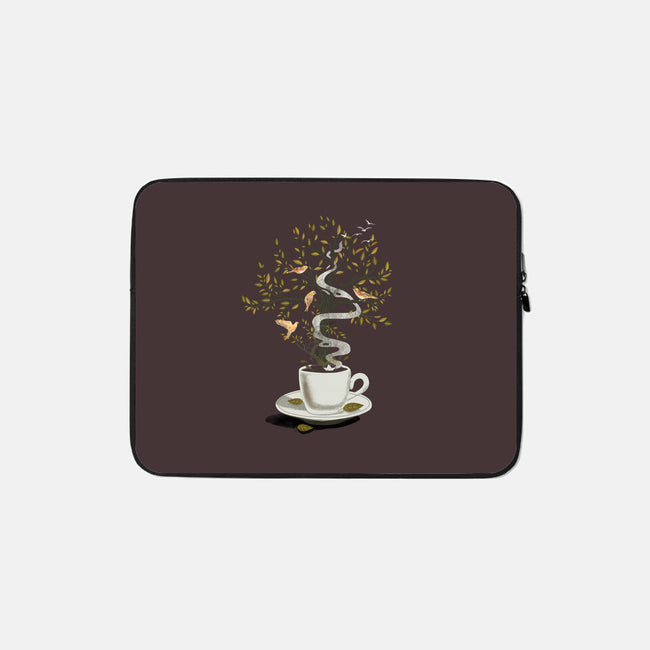 Cup of Dreams-none zippered laptop sleeve-dandingeroz