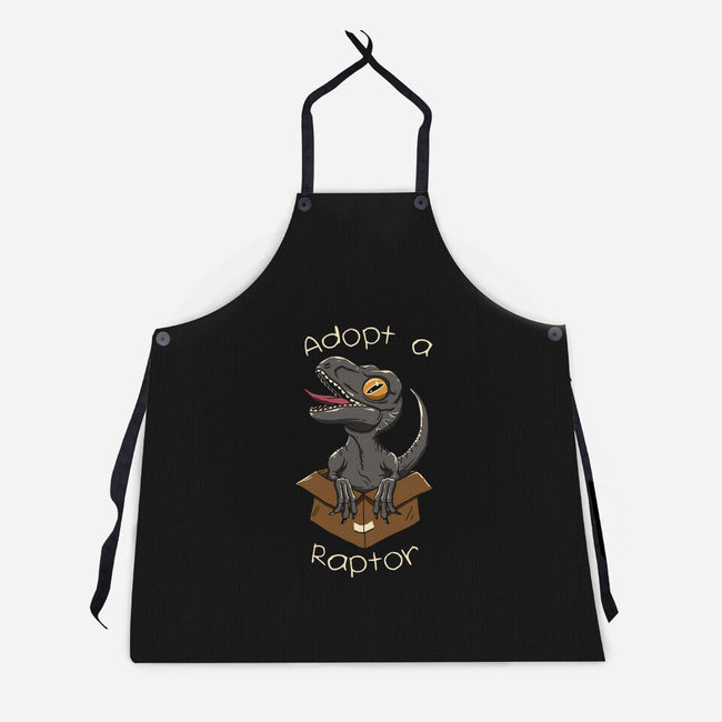 Adopt a Dino-unisex kitchen apron-vp021