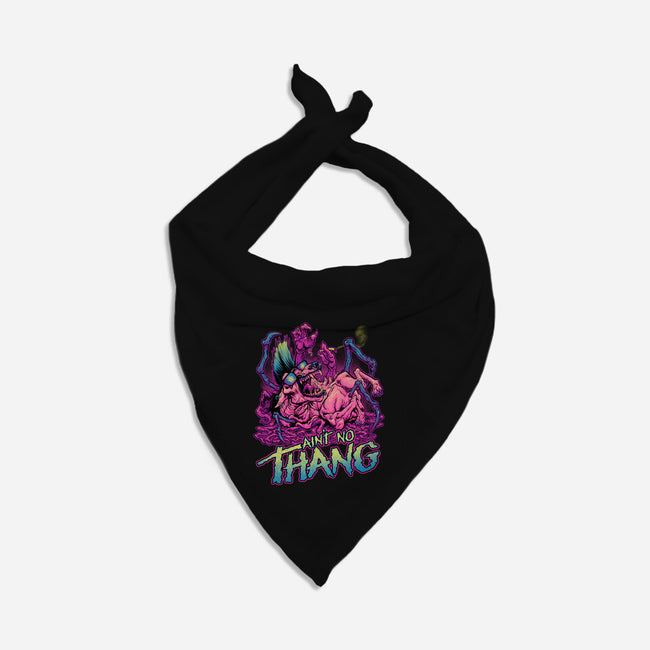 Ain't No Thang-dog bandana pet collar-BeastPop