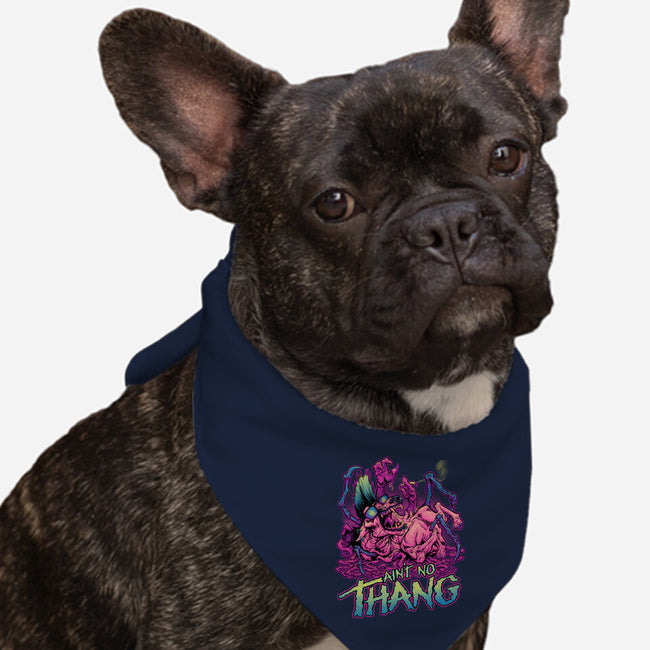 Ain't No Thang-dog bandana pet collar-BeastPop