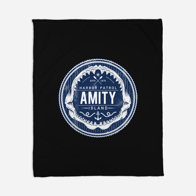 Amity Island Harbor Patrol-none fleece blanket-Nemons