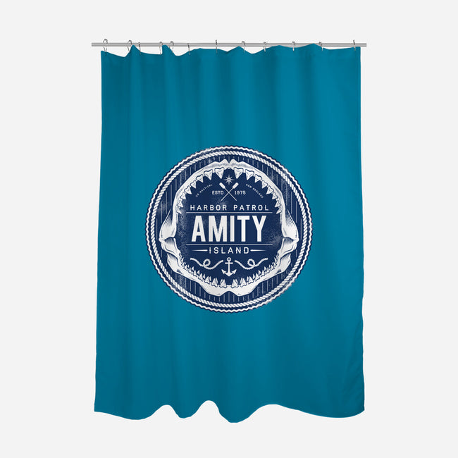 Amity Island Harbor Patrol-none polyester shower curtain-Nemons