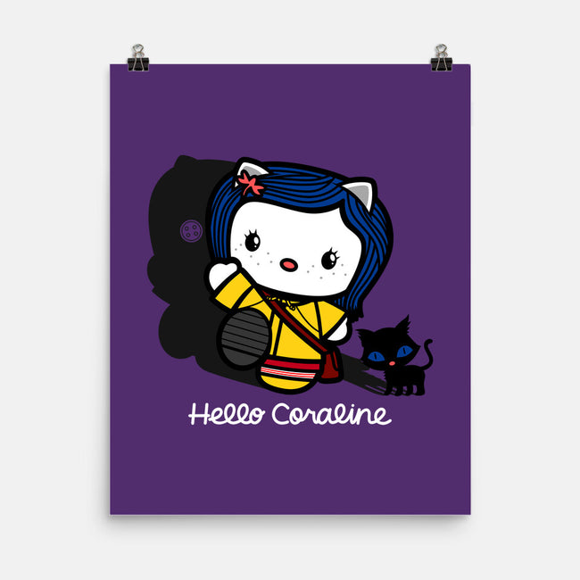 Hello Coraline-none matte poster-Boggs Nicolas