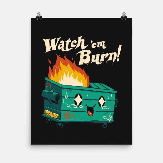 Watch Em Burn-none matte poster-vp021