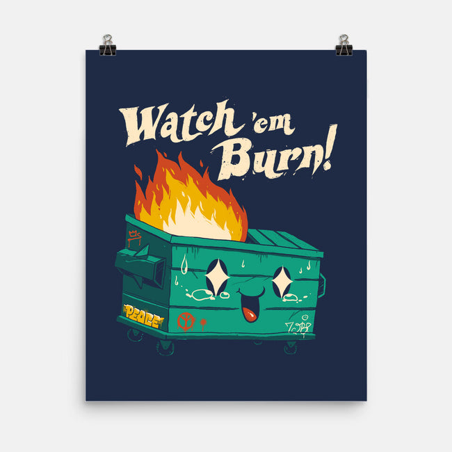 Watch Em Burn-none matte poster-vp021