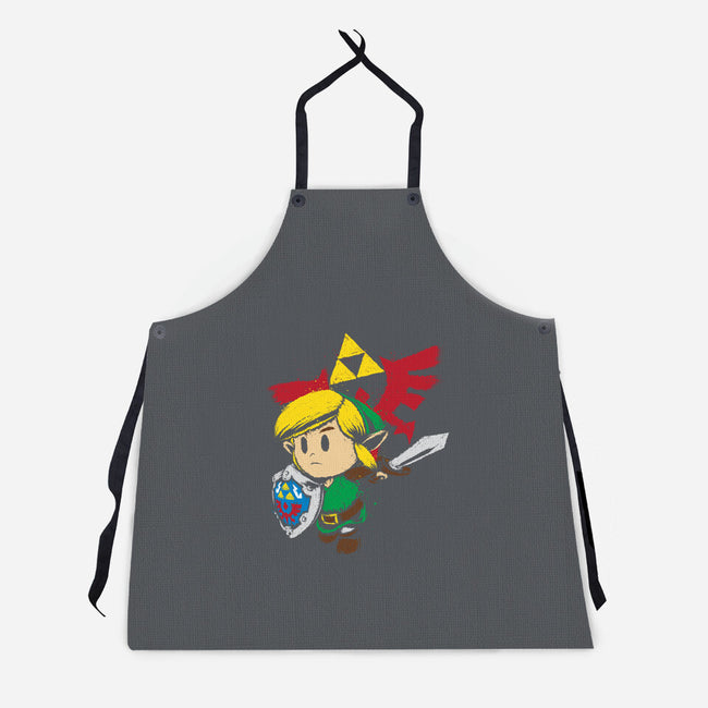 Hylian Hero-unisex kitchen apron-DrMonekers