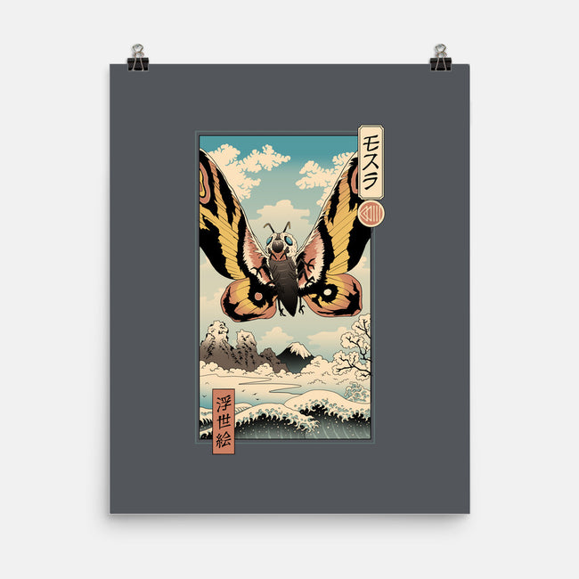 Ancient Moth Ukiyo-E-none matte poster-vp021