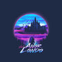 Anor Londo Postcard-none polyester shower curtain-dandingeroz