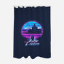 Anor Londo Postcard-none polyester shower curtain-dandingeroz