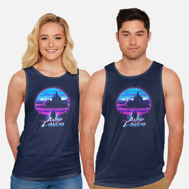 Anor Londo Postcard-unisex basic tank-dandingeroz