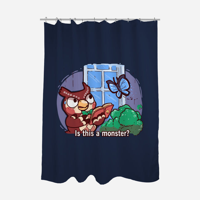 Is This A Monster?-none polyester shower curtain-sarkasmtek