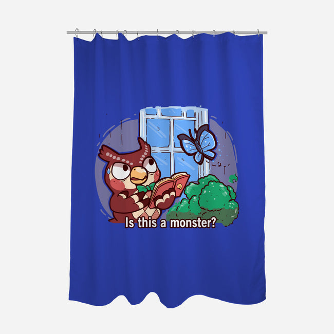 Is This A Monster?-none polyester shower curtain-sarkasmtek