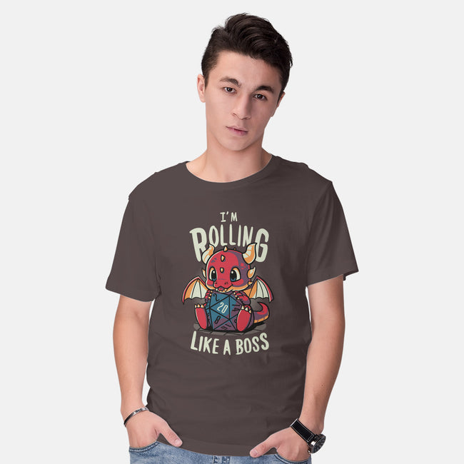 Rolling Like A Boss-mens basic tee-Typhoonic